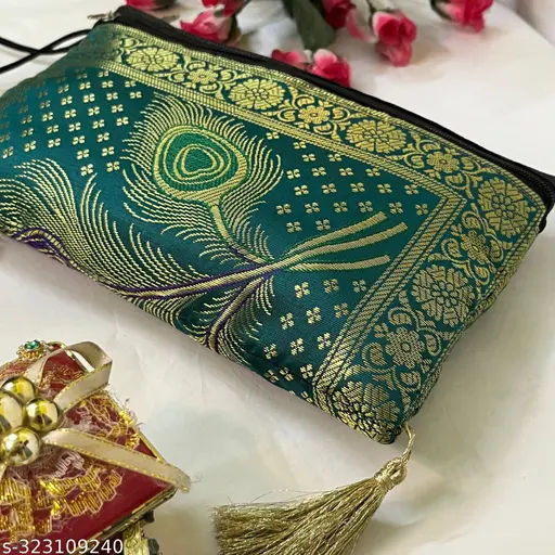 Fabric Handmade Wallets Combo Pack of 2